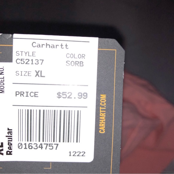 NWT Carhartt modern fit cargo jogger scrub pants color sorbet multi sizes - Picture 11 of 14